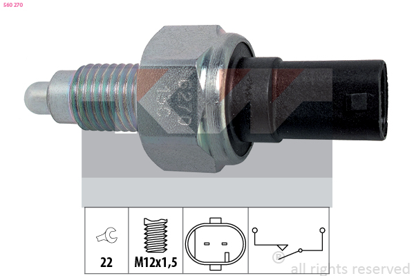 KW Tolatólampa kapcsoló 560270_KW